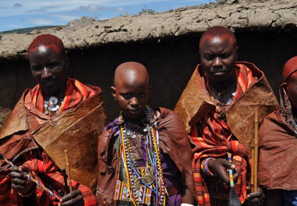 Photo study traditional African music