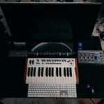 Photo home music studio equipment essentials