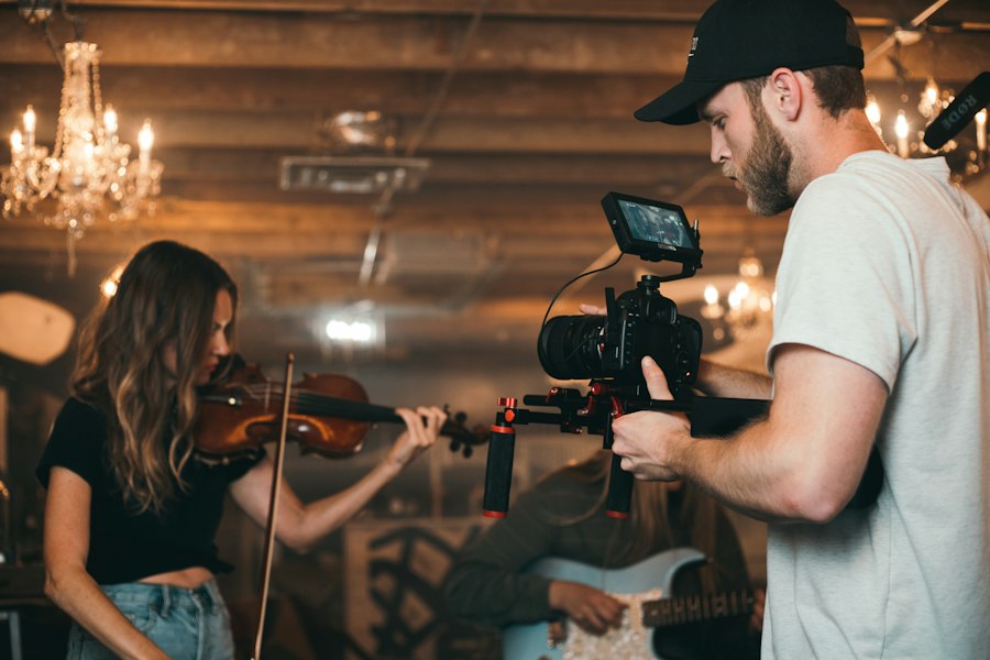 Photo film music